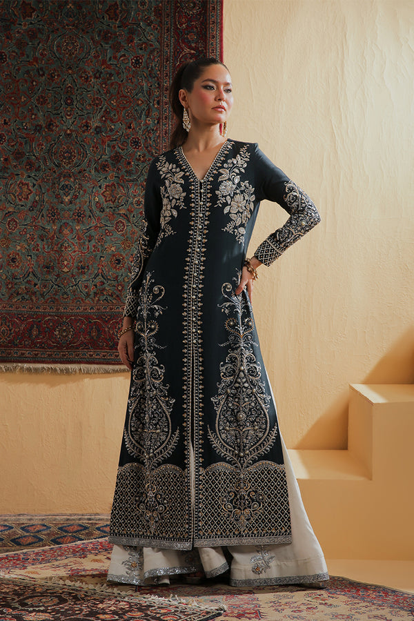 Shamaeel Ansari | Majestic Legacy | Midnight Grace by Shamaeel Ansari - Designer Dress  - Type : Ladies Clothes - Available at Libayah - 100% Original 