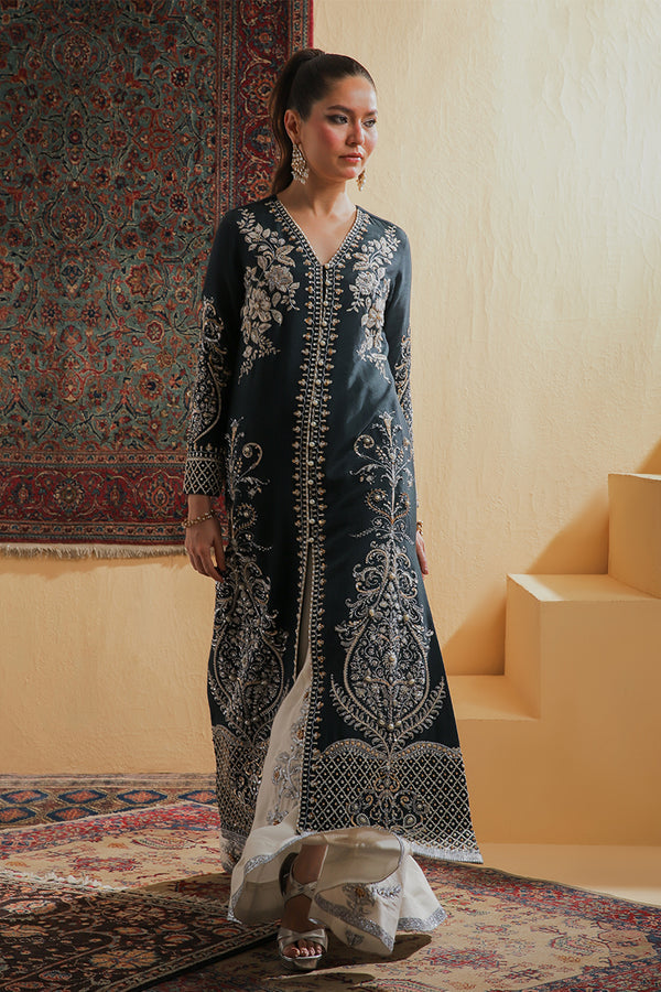 Shamaeel Ansari | Majestic Legacy | Midnight Grace by Shamaeel Ansari - Designer Dress  - Type : Ladies Clothes - Available at Libayah - 100% Original 