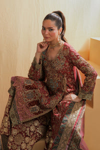 Shamaeel Ansari | Majestic Legacy | Marrakesh Gharara by Shamaeel Ansari - Designer Dress  - Type : Ladies Clothes - Available at Libayah - 100% Original 