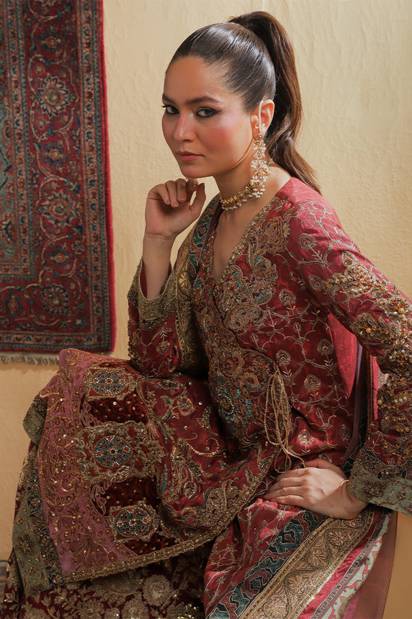 Shamaeel Ansari | Majestic Legacy | Marrakesh Gharara by Shamaeel Ansari - Designer Dress  - Type : Ladies Clothes - Available at Libayah - 100% Original 