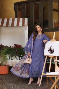 Noor by Saadia Asad | Luxury Eid Schiffli Laserkari 26 | D9 -Tropical indigo by Noor by Saadia Asad - Designer Dress  - Type : Ladies Clothes - Available at Libayah - 100% Original 