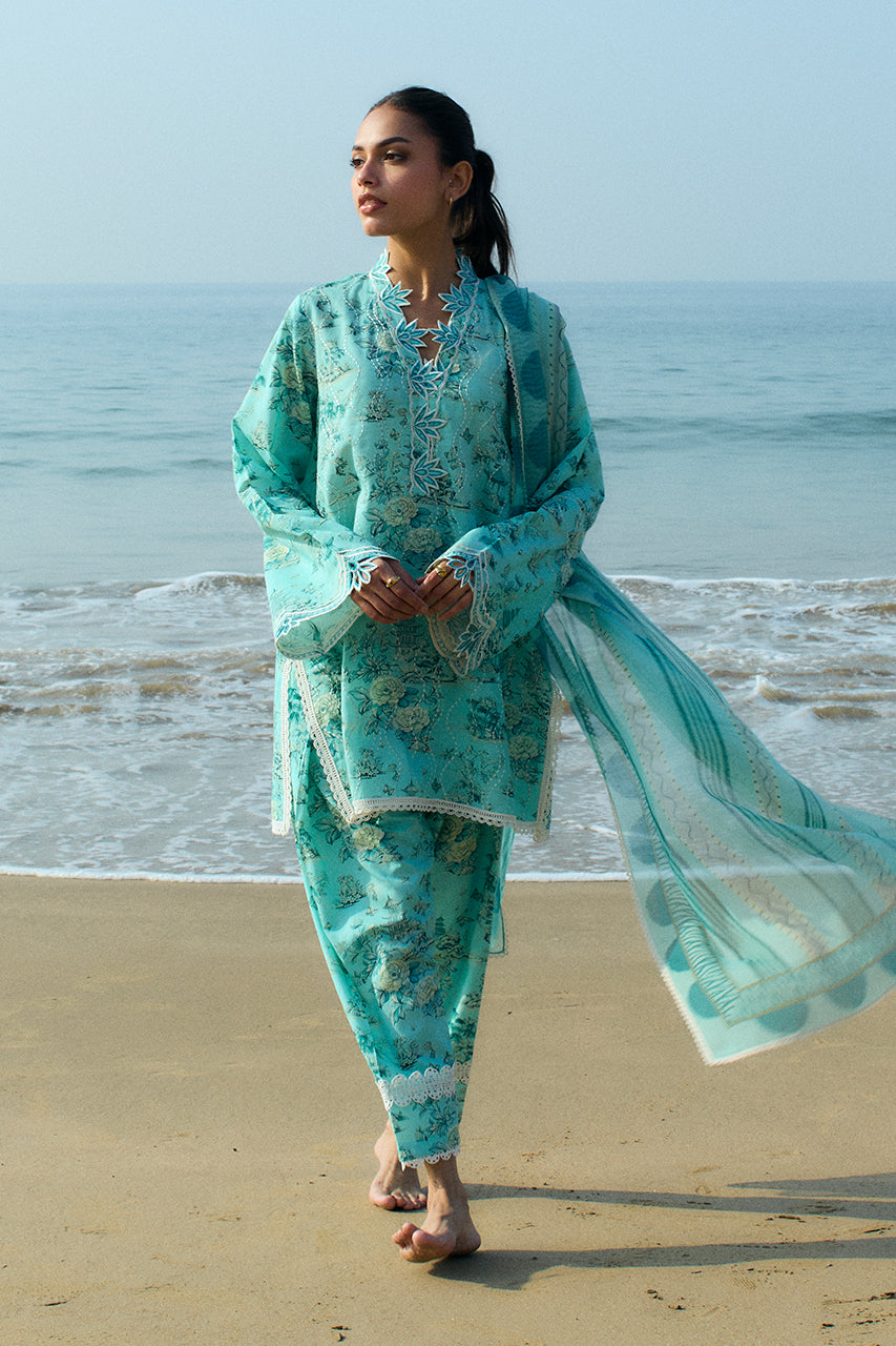 Sania Maskatiya | Luxury Lawn 25 | Myra (B) by Sania Maskatiya - Designer Dress  - Type : Ladies Clothes - Available at Libayah - 100% Original 
