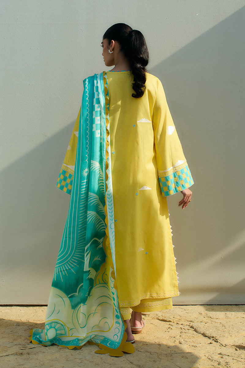 Sania Maskatiya | Luxury Lawn 25 | Vivi (A) by Sania Maskatiya - Designer Dress  - Type : Ladies Clothes - Available at Libayah - 100% Original 