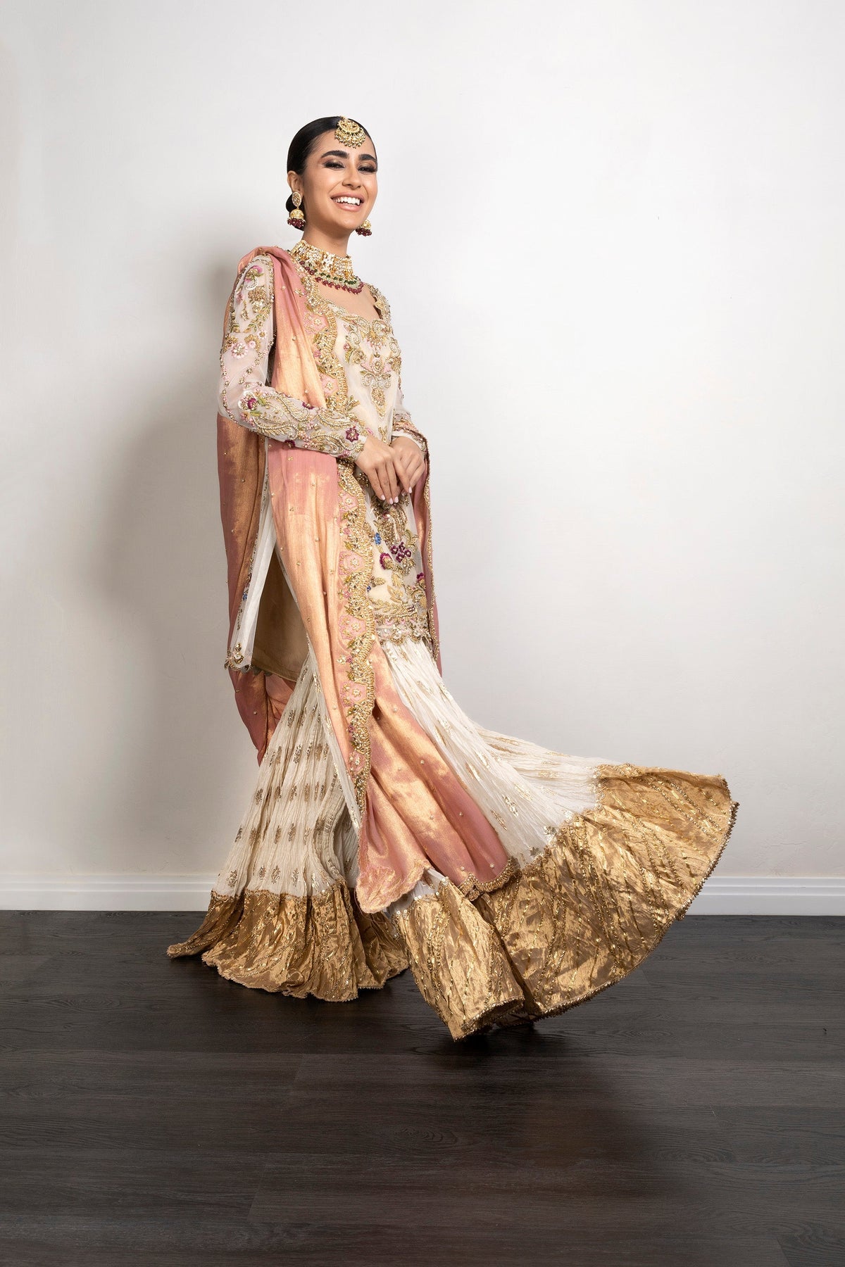 Mina Hasan | Formal Wedding Dresses | MHC-1033 by Mina Hasan - Designer Dress - Type: Ladies Clothes - Available at Libayah - 100% Original