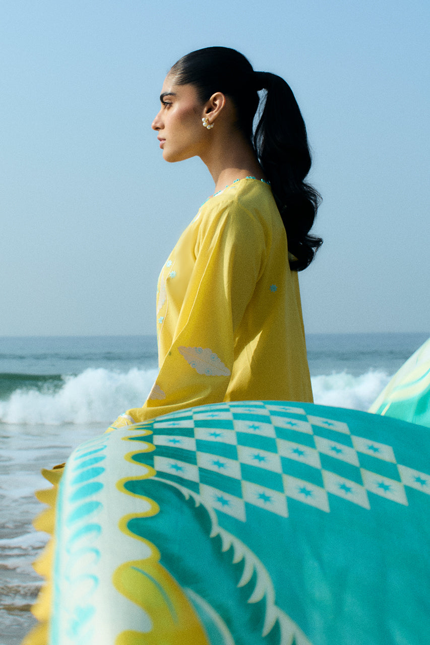 Sania Maskatiya | Luxury Lawn 25 | Vivi (A) by Sania Maskatiya - Designer Dress  - Type : Ladies Clothes - Available at Libayah - 100% Original 