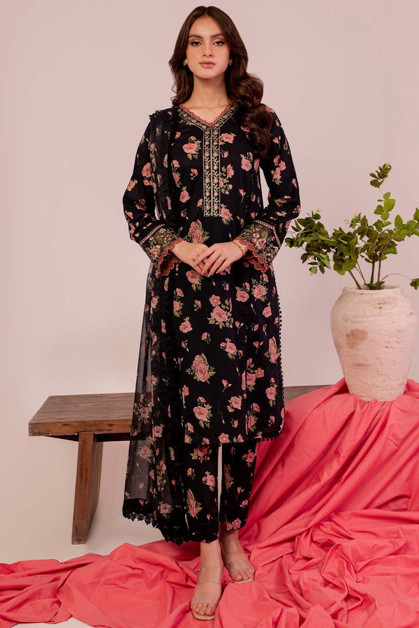 Farasha | Printed Essentials | Black Scarlet by Farasha - Designer Dress - Type: Ladies Clothes - Available at Libayah - 100% Original