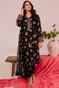 Farasha | Printed Essentials | Black Scarlet by Farasha - Designer Dress - Type: Ladies Clothes - Available at Libayah - 100% Original
