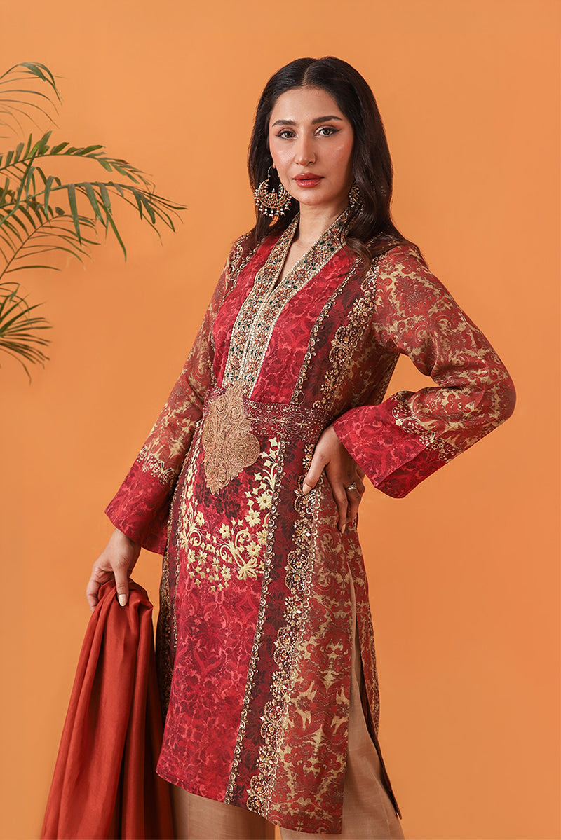 Afrozeh | Basic Pret 26 RTW | NACRE by Afrozeh - Designer Dress  - Type : Ladies Clothes - Available at Libayah - 100% Original 