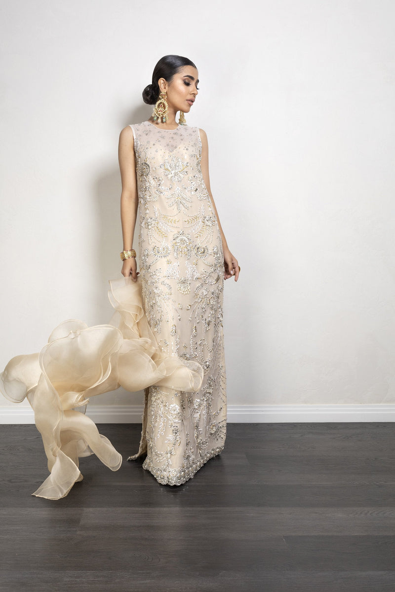 Mina Hasan | Formal Wedding Dresses | MHC-1035 by Mina Hasan - Designer Dress - Type: Ladies Clothes - Available at Libayah - 100% Original