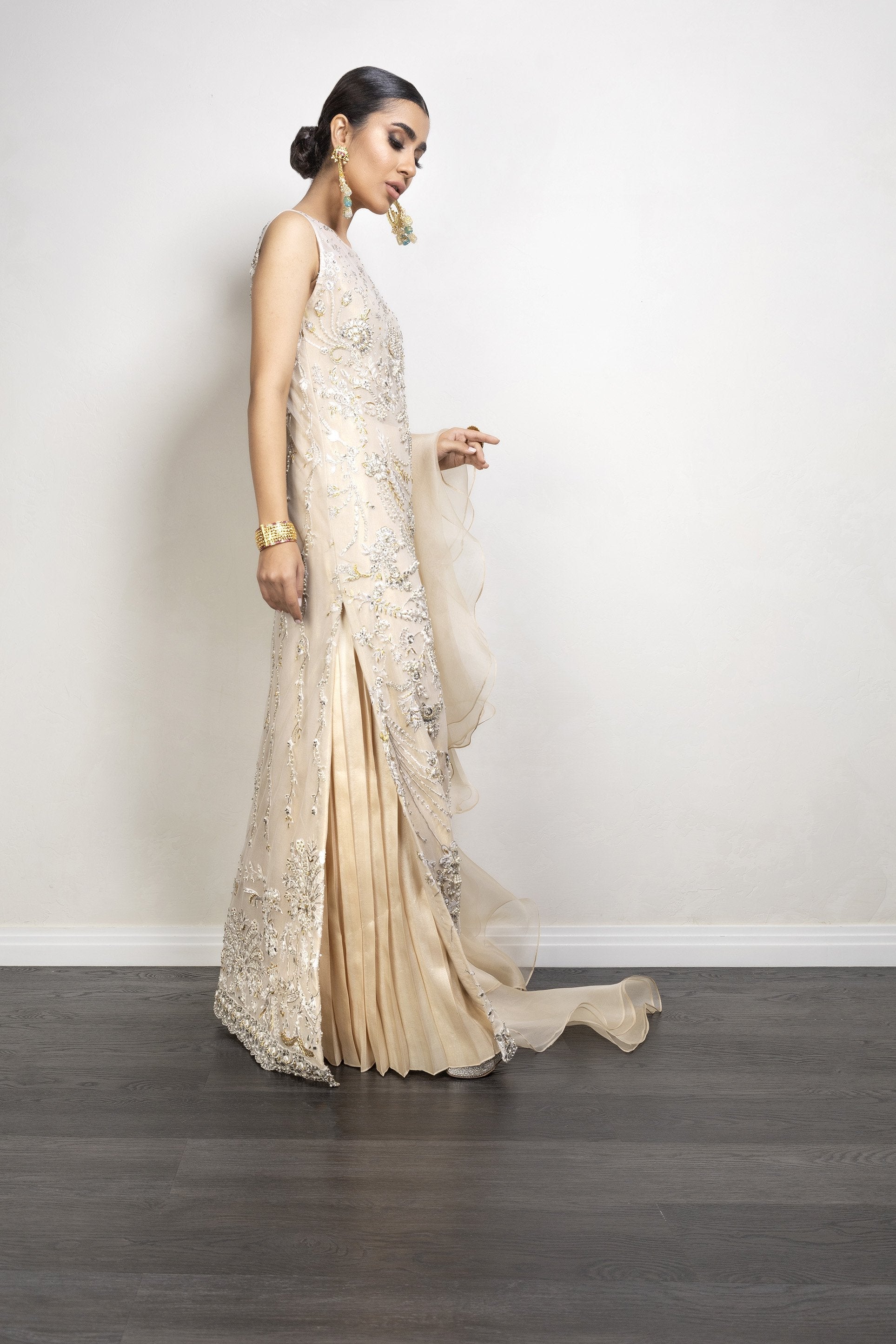 Mina Hasan | Formal Wedding Dresses | MHC-1035 by Mina Hasan - Designer Dress - Type: Ladies Clothes - Available at Libayah - 100% Original