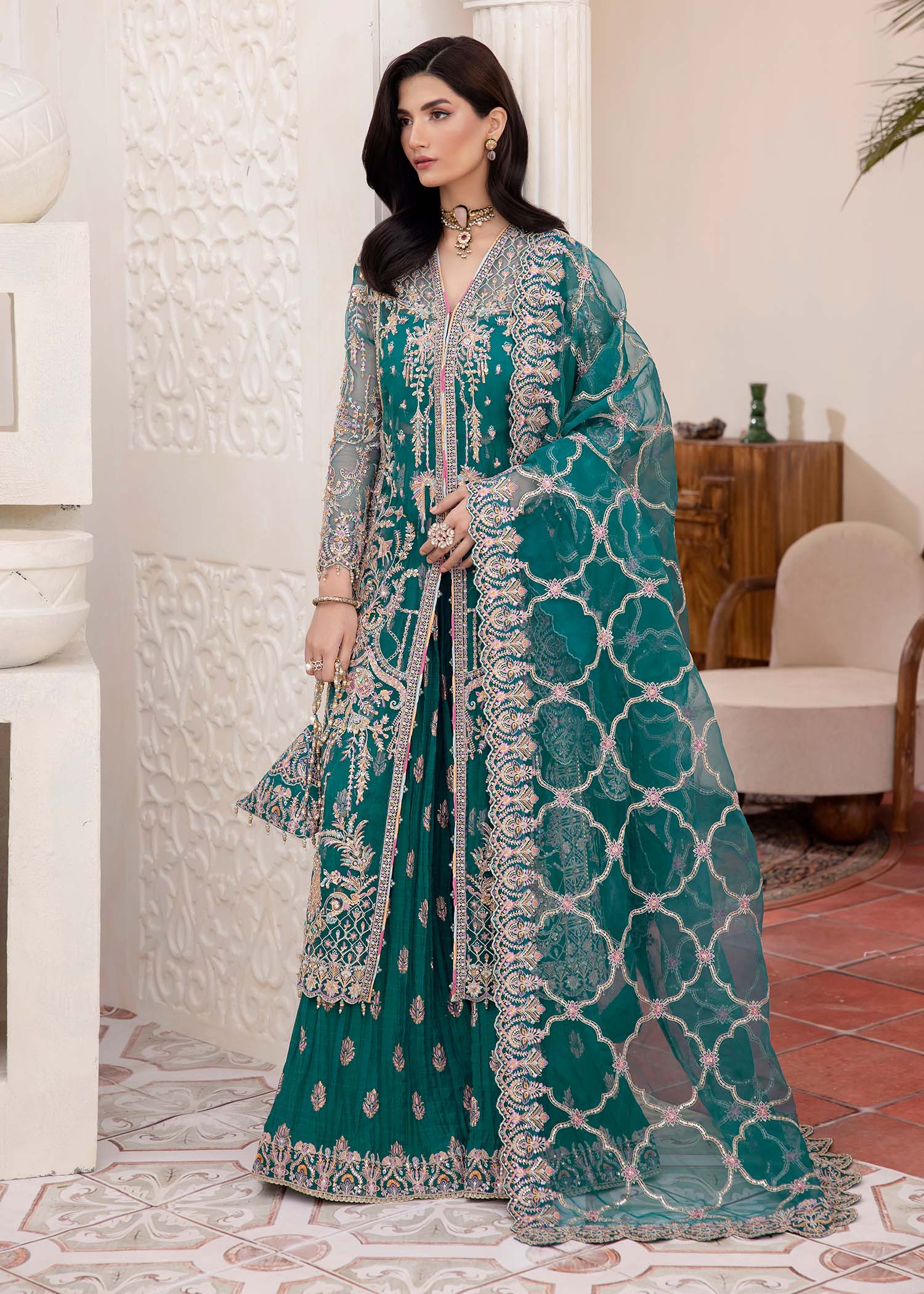 Kanwal Malik | Mirha Eid Luxury Pret 25 | Maya by Kanwal Malik - Designer Dress - Type: Ladies Clothes - Available at Libayah - 100% Original