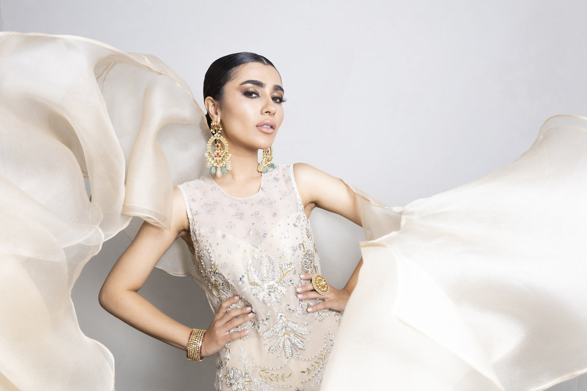 Mina Hasan | Formal Wedding Dresses | MHC-1035 by Mina Hasan - Designer Dress - Type: Ladies Clothes - Available at Libayah - 100% Original