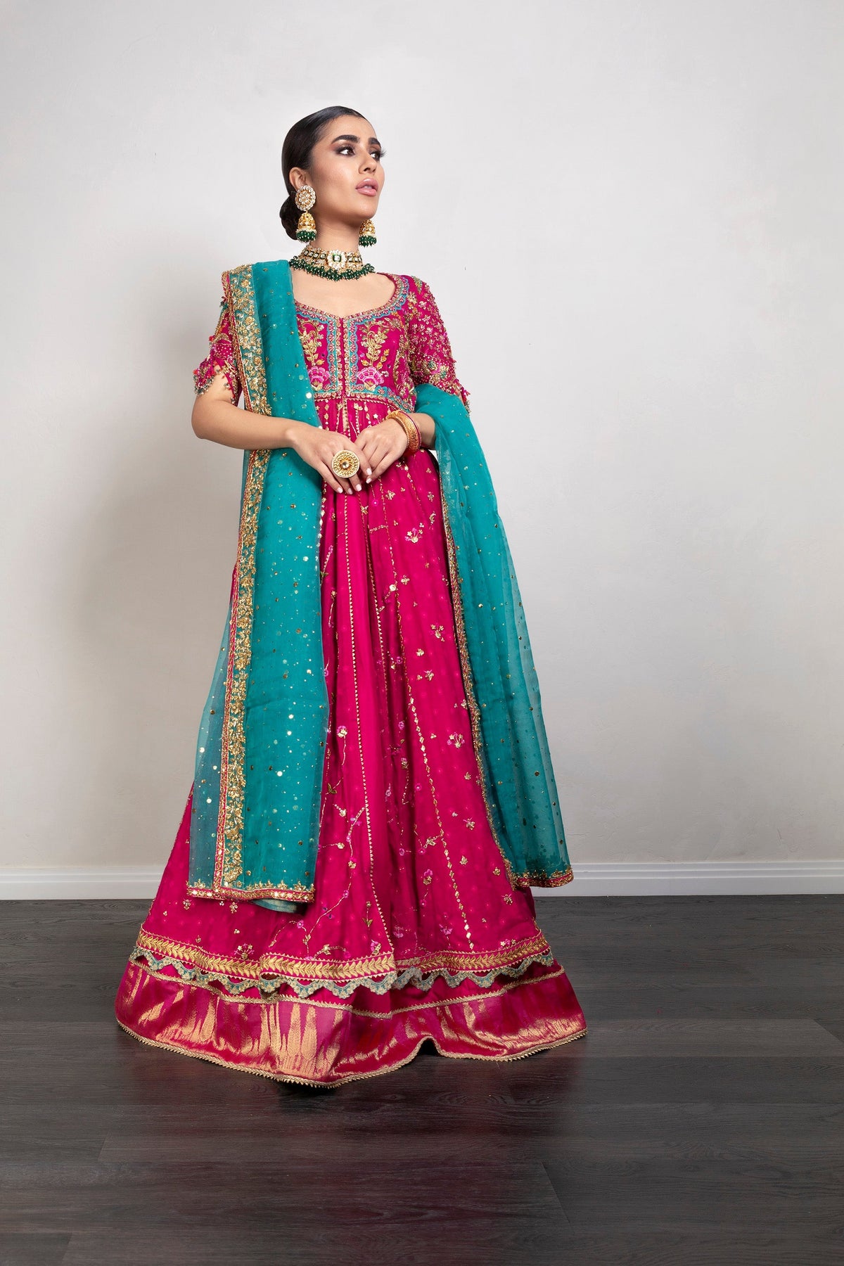 Mina Hasan | Formal Wedding Dresses | MHC-1036 by Mina Hasan - Designer Dress - Type: Ladies Clothes - Available at Libayah - 100% Original