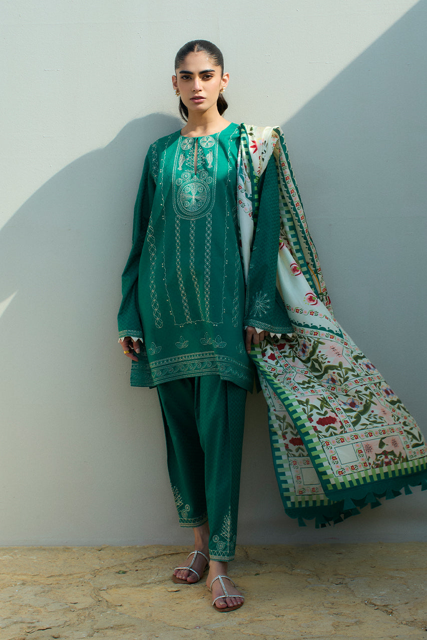 Sania Maskatiya | Luxury Lawn 25 |Tami (B) by Sania Maskatiya - Designer Dress  - Type : Ladies Clothes - Available at Libayah - 100% Original 