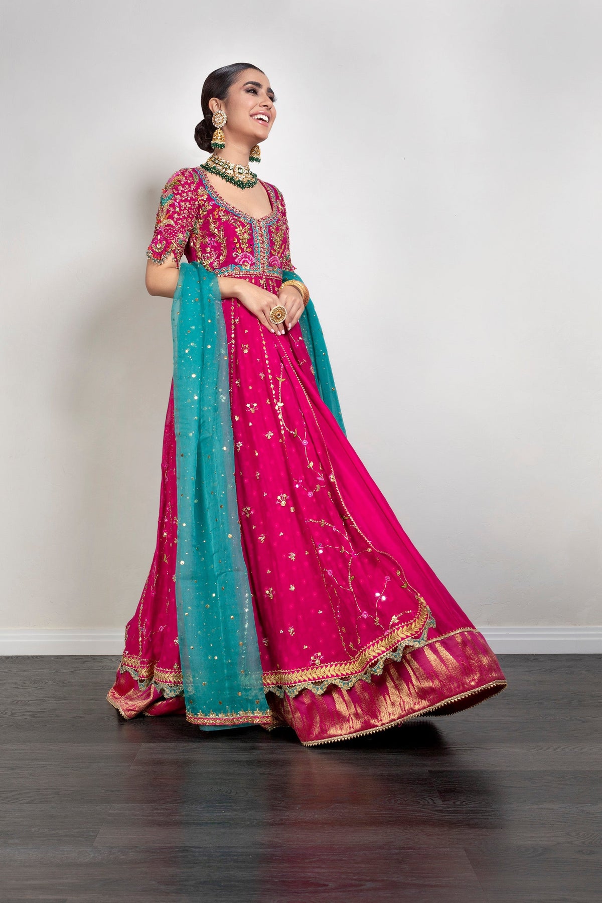 Mina Hasan | Formal Wedding Dresses | MHC-1036 by Mina Hasan - Designer Dress - Type: Ladies Clothes - Available at Libayah - 100% Original