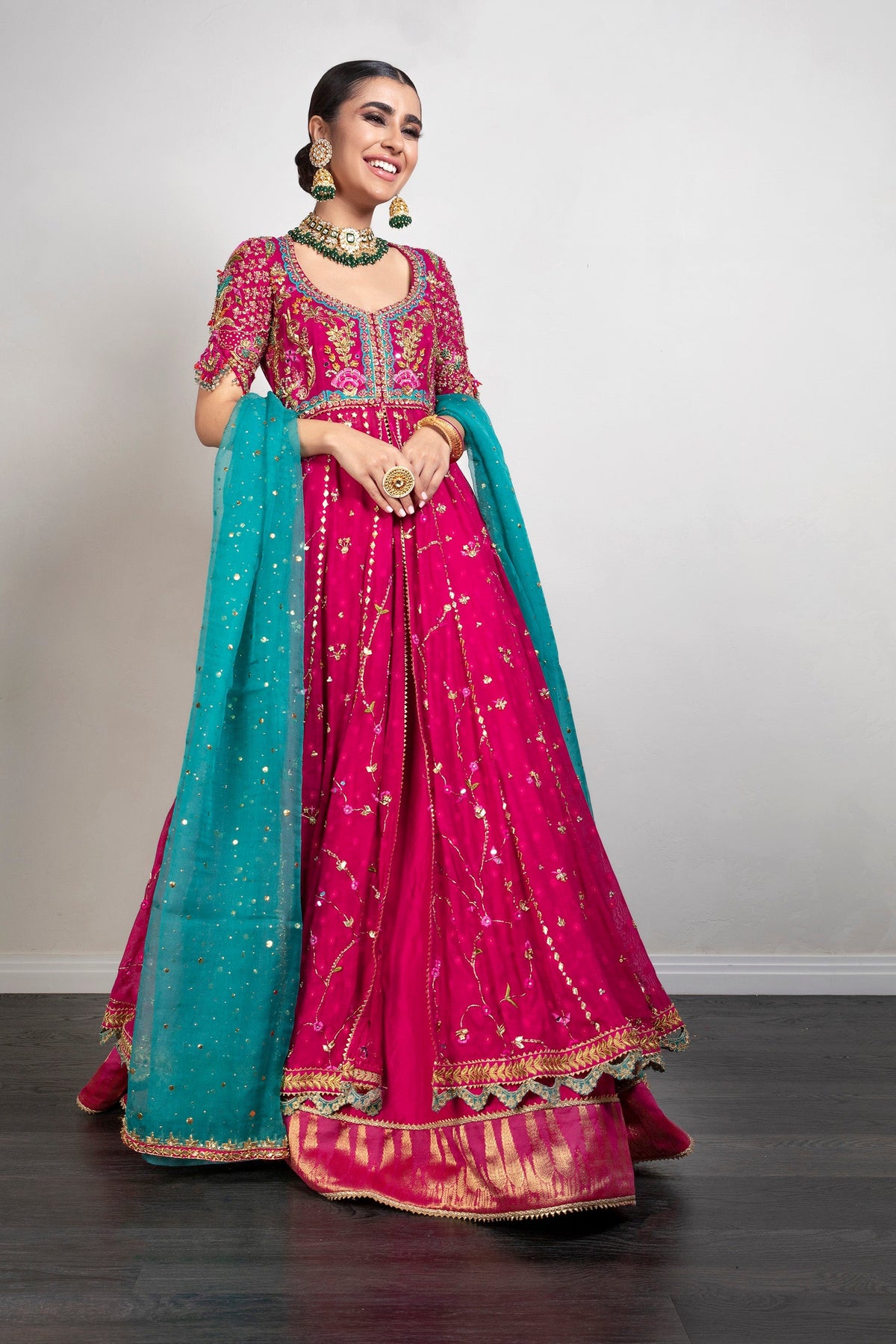 Mina Hasan | Formal Wedding Dresses | MHC-1036 by Mina Hasan - Designer Dress - Type: Ladies Clothes - Available at Libayah - 100% Original