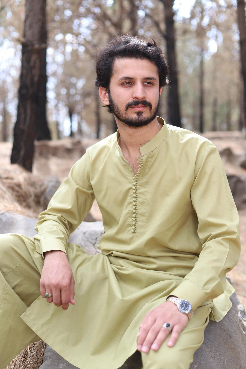 Pakistani Menswear | Men of Khyber-02 by Libayah Ltd. - Designer Dress - Type: Menswear - Available at Libayah - 100% Original