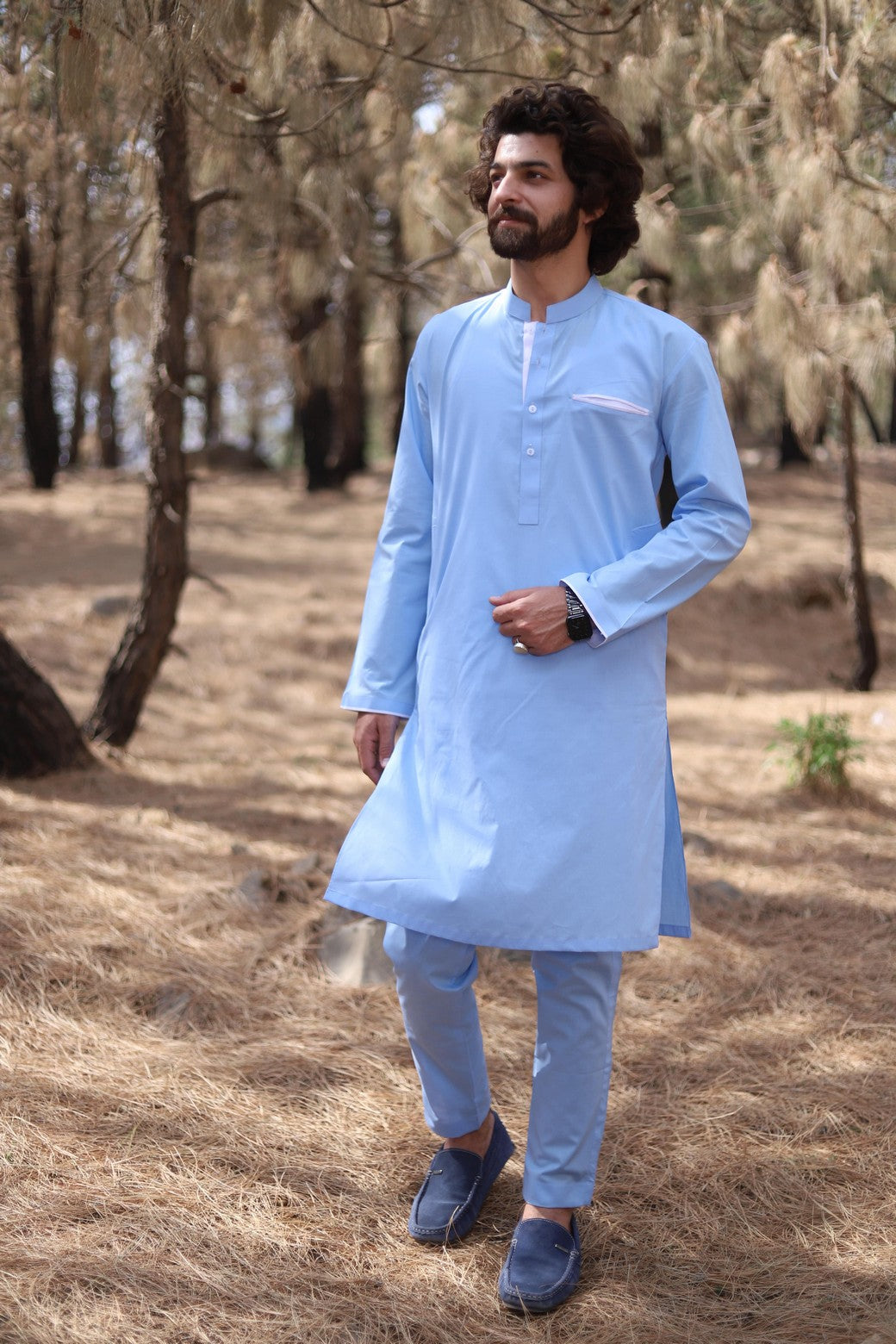 Pakistani Menswear | Men of Khyber-16 by Libayah Ltd. - Designer Dress - Type: Menswear - Available at Libayah - 100% Original