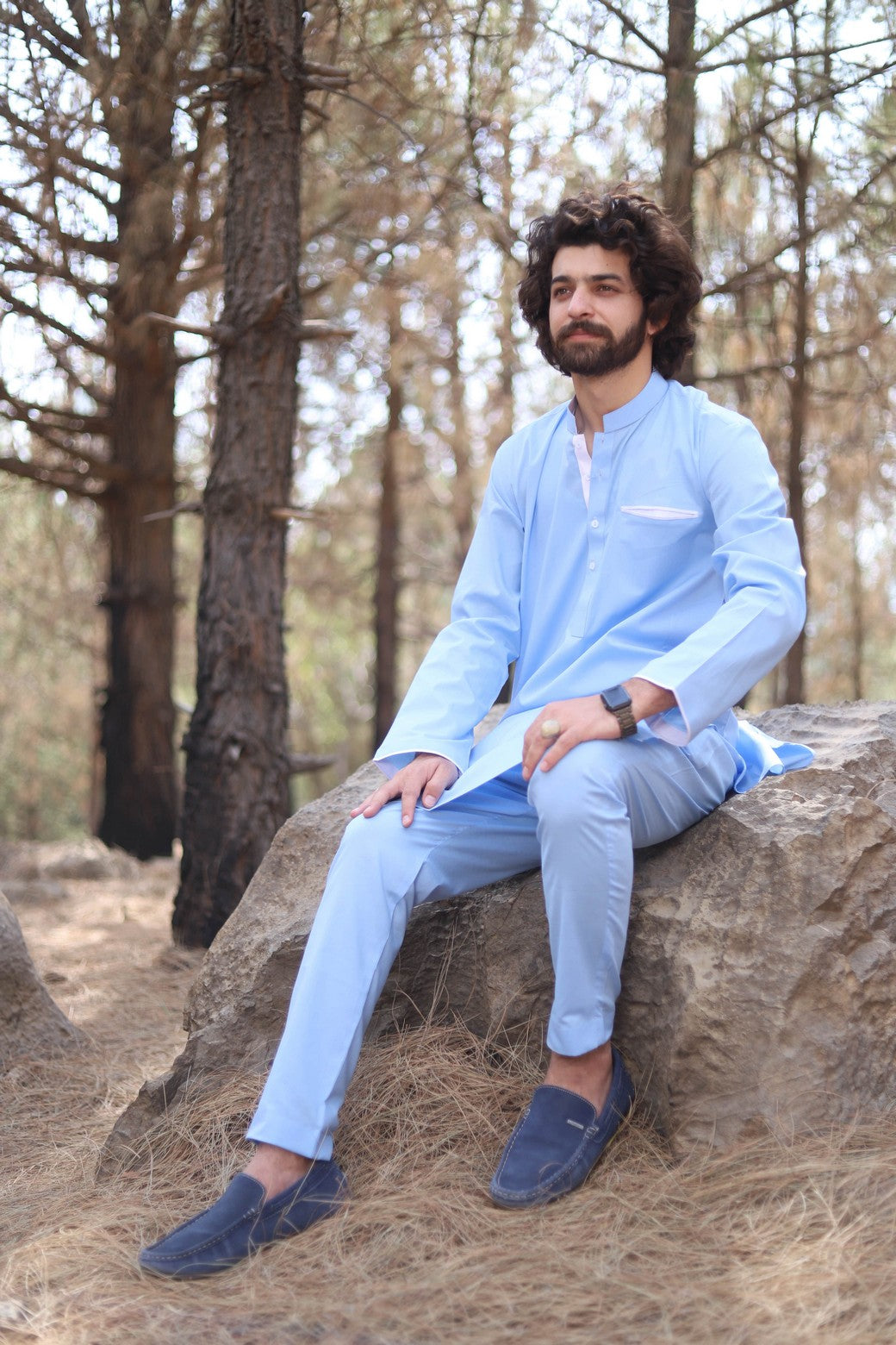 Pakistani Menswear | Men of Khyber-16 by Libayah Ltd. - Designer Dress - Type: Menswear - Available at Libayah - 100% Original