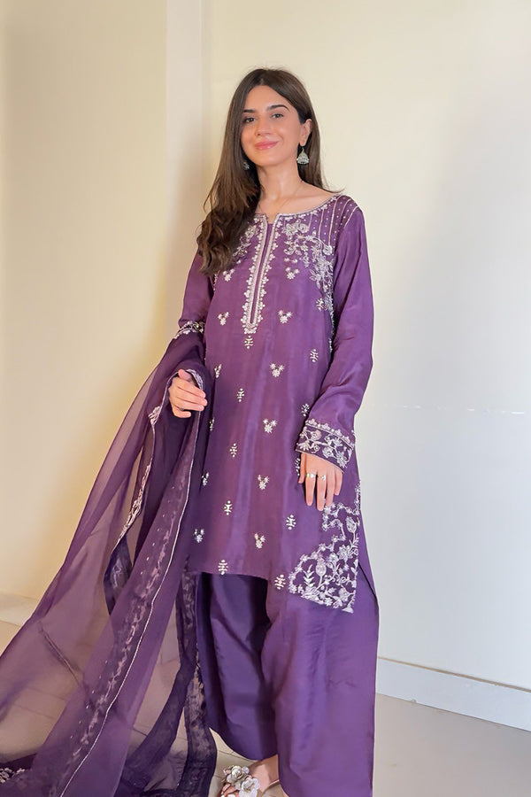 Maryum N Maria | Amani Formals | RAYA - MW40118 by Maryum N Maria - Designer Dress  - Type : Ladies Clothes - Available at Libayah - 100% Original 
