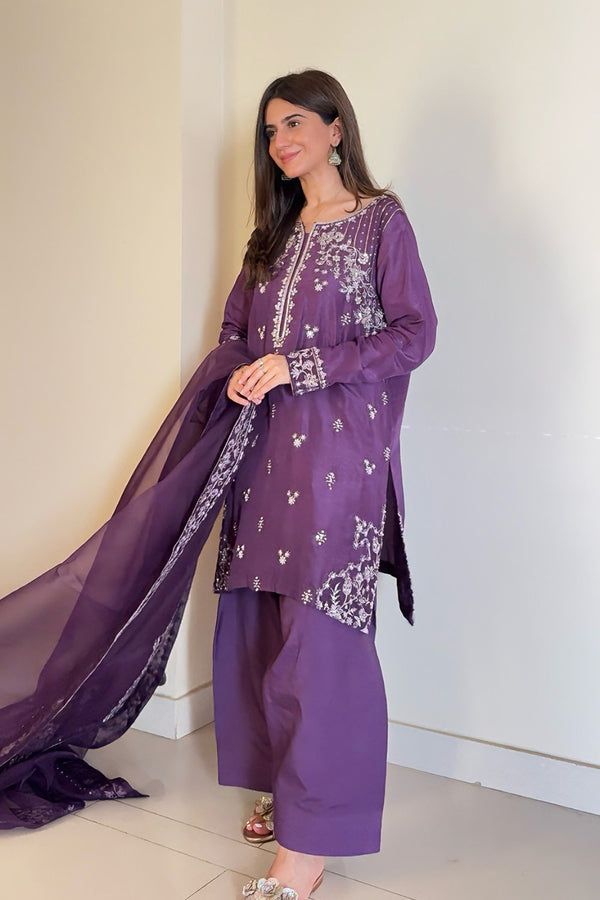 Maryum N Maria | Amani Formals | RAYA - MW40118 by Maryum N Maria - Designer Dress  - Type : Ladies Clothes - Available at Libayah - 100% Original 