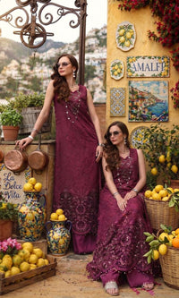 Noor by Saadia Asad | Luxury Eid Schiffli Laserkari 26 | D8 -Rasberry love by Noor by Saadia Asad - Designer Dress  - Type : Ladies Clothes - Available at Libayah - 100% Original 