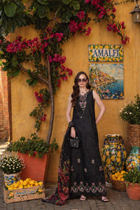 Noor by Saadia Asad | Luxury Eid Schiffli Laserkari 26 | D5 - Raven Black by Noor by Saadia Asad - Designer Dress  - Type : Ladies Clothes - Available at Libayah - 100% Original 