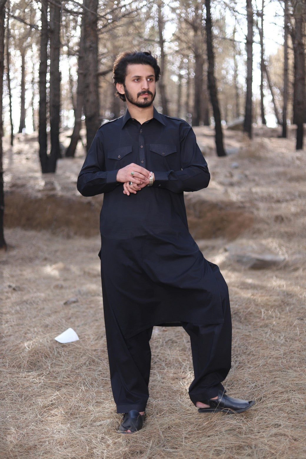Pakistani Menswear | Men of Khyber-03 by Libayah Ltd. - Designer Dress - Type: Menswear - Available at Libayah - 100% Original