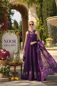 Noor by Saadia Asad | Luxury Eid Schiffli Laserkari 26 | D2 -Amalfi Amethyst by Noor by Saadia Asad - Designer Dress  - Type : Ladies Clothes - Available at Libayah - 100% Original 