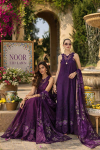 Noor by Saadia Asad | Luxury Eid Schiffli Laserkari 26 | D2 -Amalfi Amethyst by Noor by Saadia Asad - Designer Dress  - Type : Ladies Clothes - Available at Libayah - 100% Original 