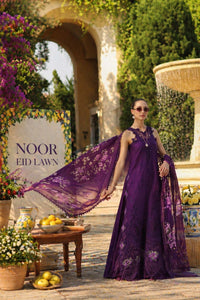 Noor by Saadia Asad | Luxury Eid Schiffli Laserkari 26 | D2 -Amalfi Amethyst by Noor by Saadia Asad - Designer Dress  - Type : Ladies Clothes - Available at Libayah - 100% Original 