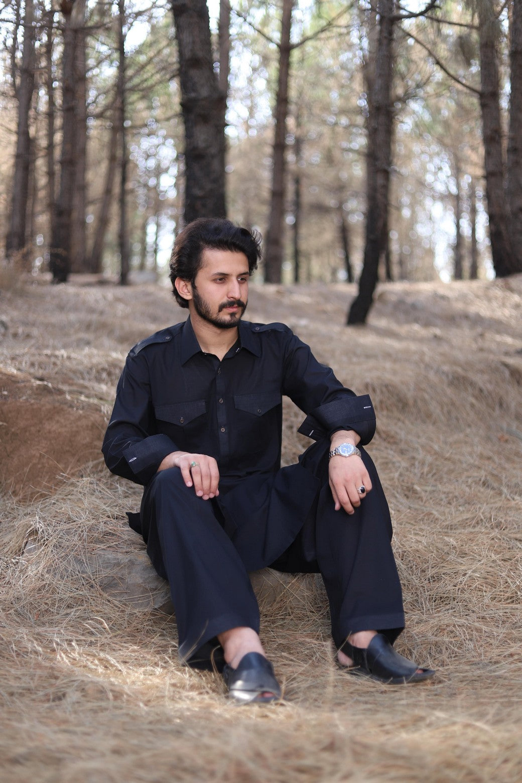 Pakistani Menswear | Men of Khyber-03 by Libayah Ltd. - Designer Dress - Type: Menswear - Available at Libayah - 100% Original
