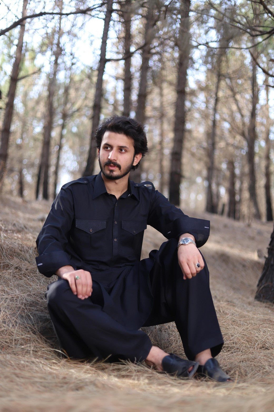 Pakistani Menswear | Men of Khyber-03 by Libayah Ltd. - Designer Dress - Type: Menswear - Available at Libayah - 100% Original