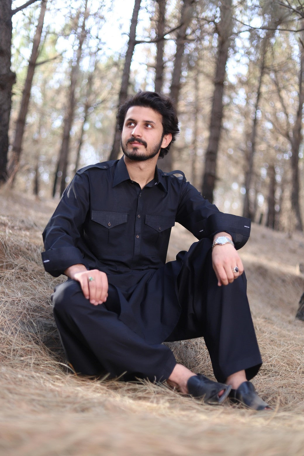 Pakistani Menswear | Men of Khyber-03 by Libayah Ltd. - Designer Dress - Type: Menswear - Available at Libayah - 100% Original