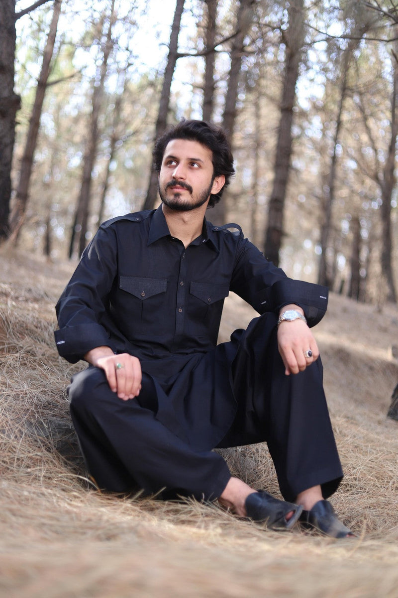 Pakistani Menswear | Men of Khyber-03 by Libayah Ltd. - Designer Dress - Type: Menswear - Available at Libayah - 100% Original