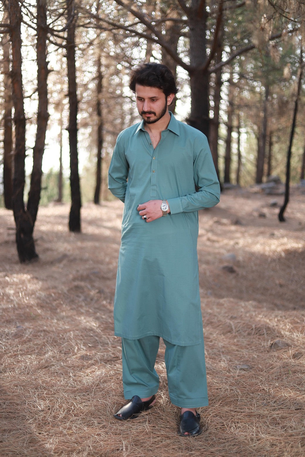 Pakistani Menswear | Men of Khyber-14 by Libayah Ltd. - Designer Dress - Type: Menswear - Available at Libayah - 100% Original