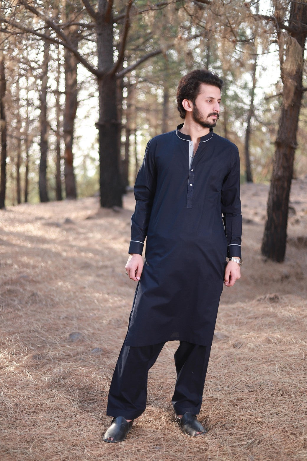 Pakistani Menswear | Men of Khyber-09 by Libayah Ltd. - Designer Dress - Type: Menswear - Available at Libayah - 100% Original