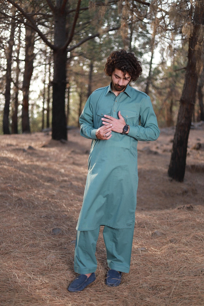 Pakistani Menswear | Men of Khyber-10 by Libayah Ltd. - Designer Dress - Type: Menswear - Available at Libayah - 100% Original