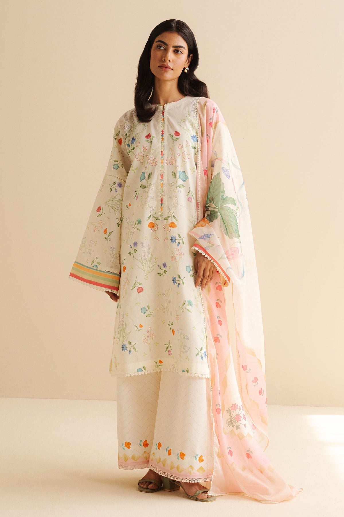 Zara Shahjahan | Coco Prints | Kaia-9B by Zara Shahjahan - Designer Dress - Type: Ladies Clothes - Available at Libayah - 100% Original