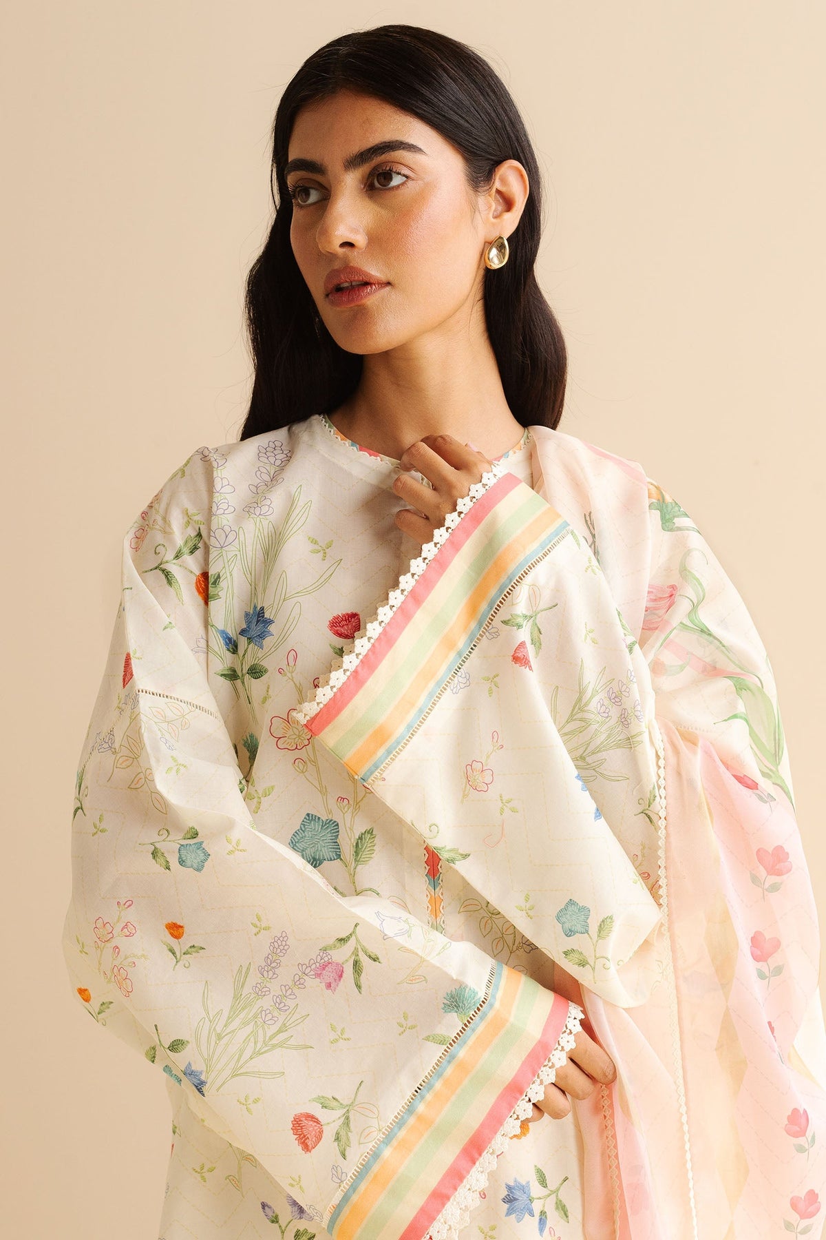 Zara Shahjahan | Coco Prints | Kaia-9B by Zara Shahjahan - Designer Dress - Type: Ladies Clothes - Available at Libayah - 100% Original