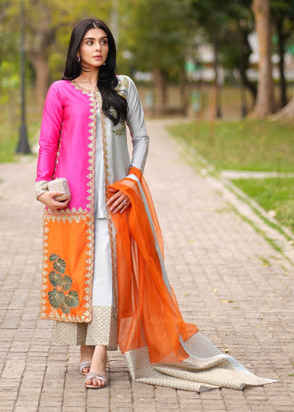 Fozia Khalid | Dilkash Festive Wear 25 | abeer by Fozia Khalid - Designer Dress  - Type : Ladies Clothes - Available at Libayah - 100% Original 