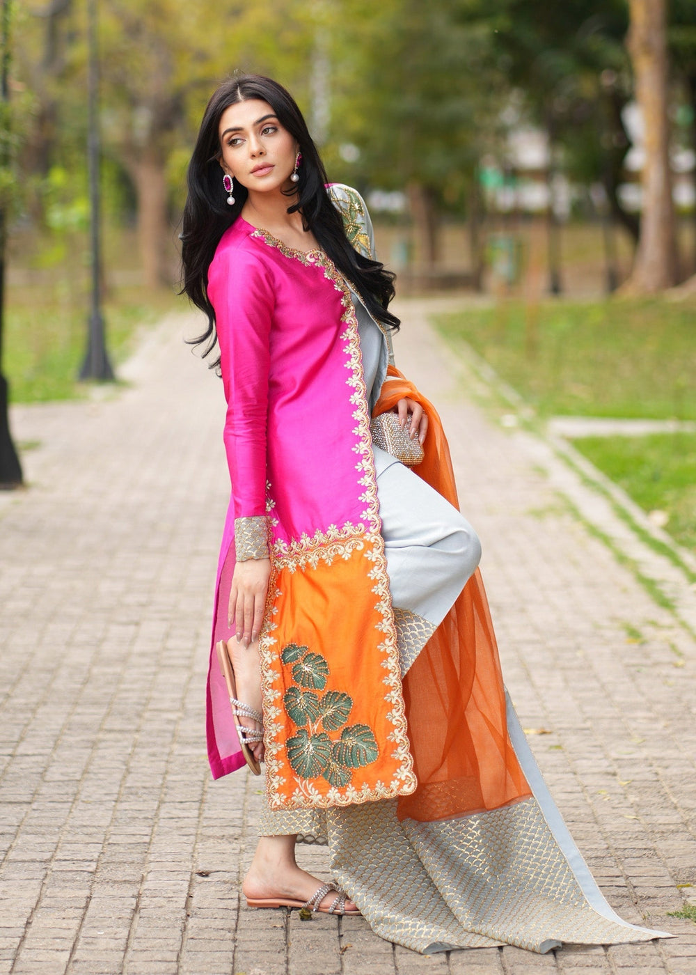 Fozia Khalid | Dilkash Festive Wear 25 | abeer by Fozia Khalid - Designer Dress  - Type : Ladies Clothes - Available at Libayah - 100% Original 