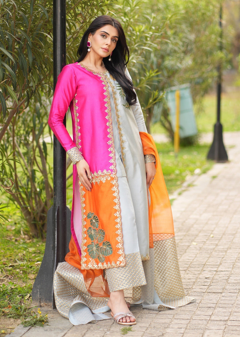 Fozia Khalid | Dilkash Festive Wear 25 | abeer by Fozia Khalid - Designer Dress  - Type : Ladies Clothes - Available at Libayah - 100% Original 