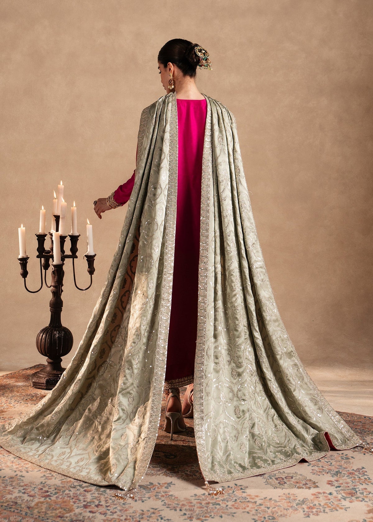 Sadaf Fawad Khan | Nafees Formals 25 | Zafeen by Sadaf Fawad Khan - Designer Dress - Type: Ladies Clothes - Available at Libayah - 100% Original