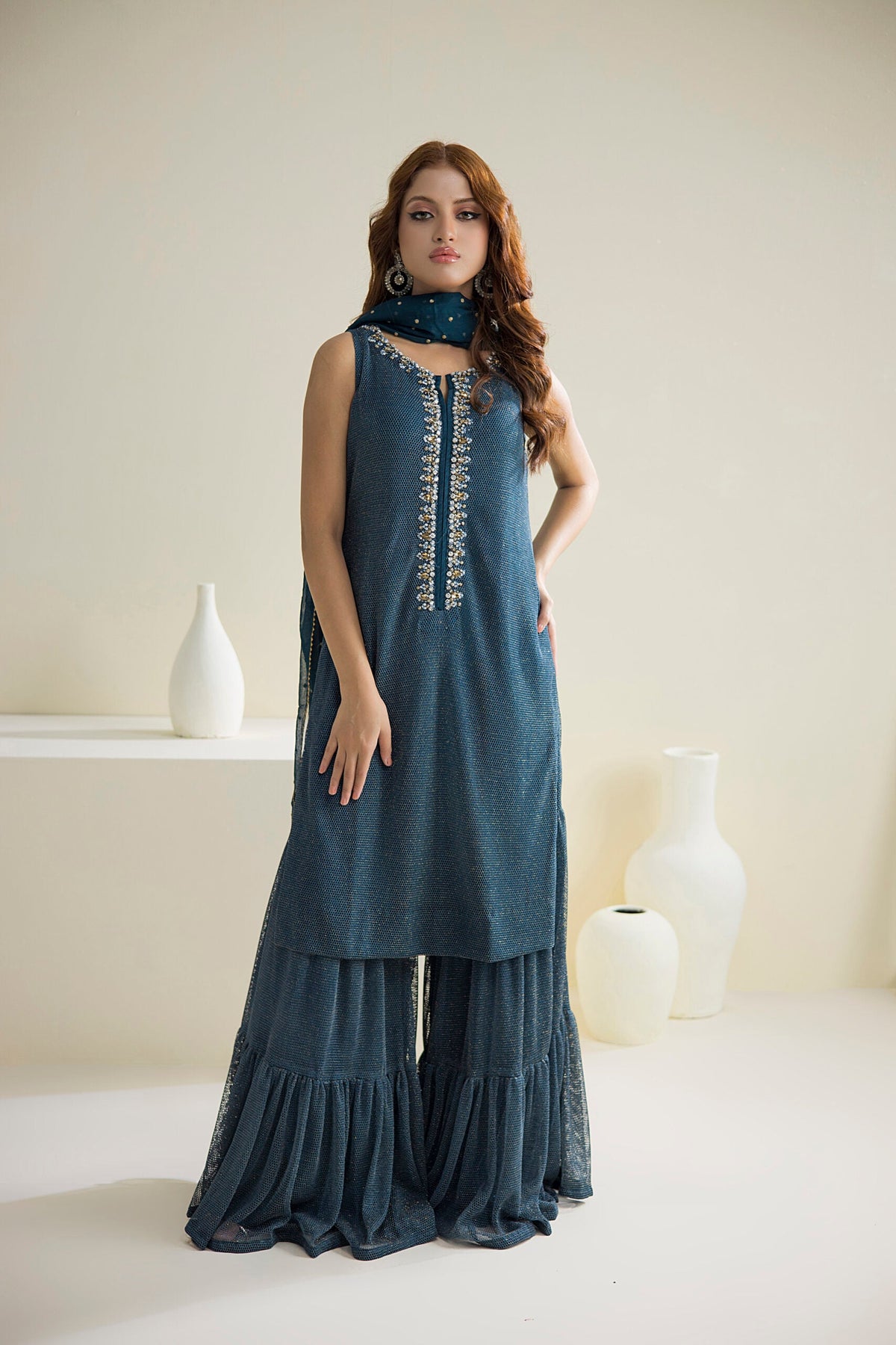 Farhat Jahan | Luxury Pret | Camille by Farhat Jahan - Designer Dress - Type: Ladies Clothes - Available at Libayah - 100% Original