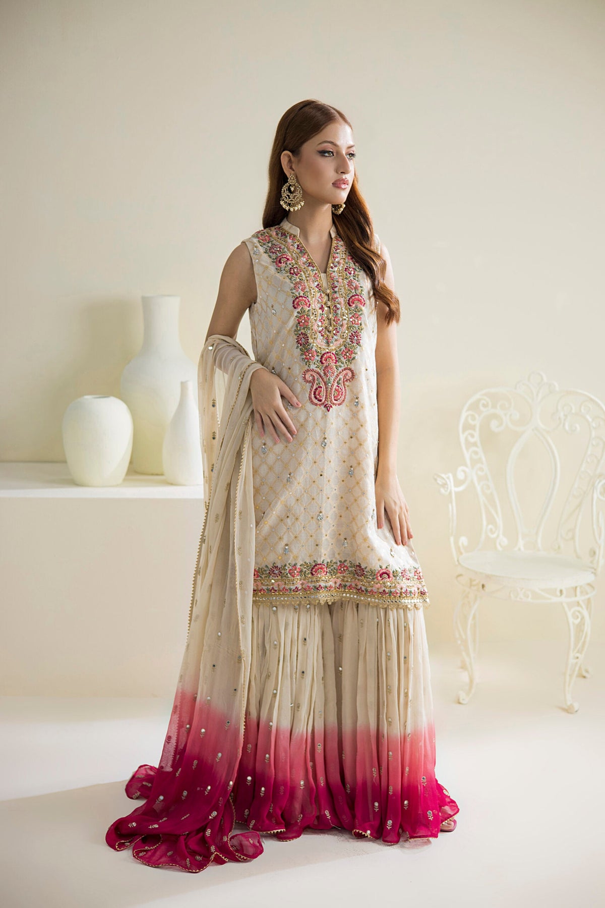 Farhat Jahan | Luxury Pret | Chaandni by Farhat Jahan - Designer Dress - Type: Ladies Clothes - Available at Libayah - 100% Original
