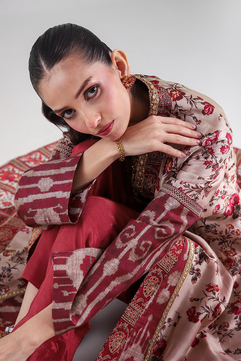 Shamaeel Ansari | The Festive Edit 26 | Gul - by Libayah - Registered Vendor of : Shamaeel Ansari - 100% Original Designer Dress