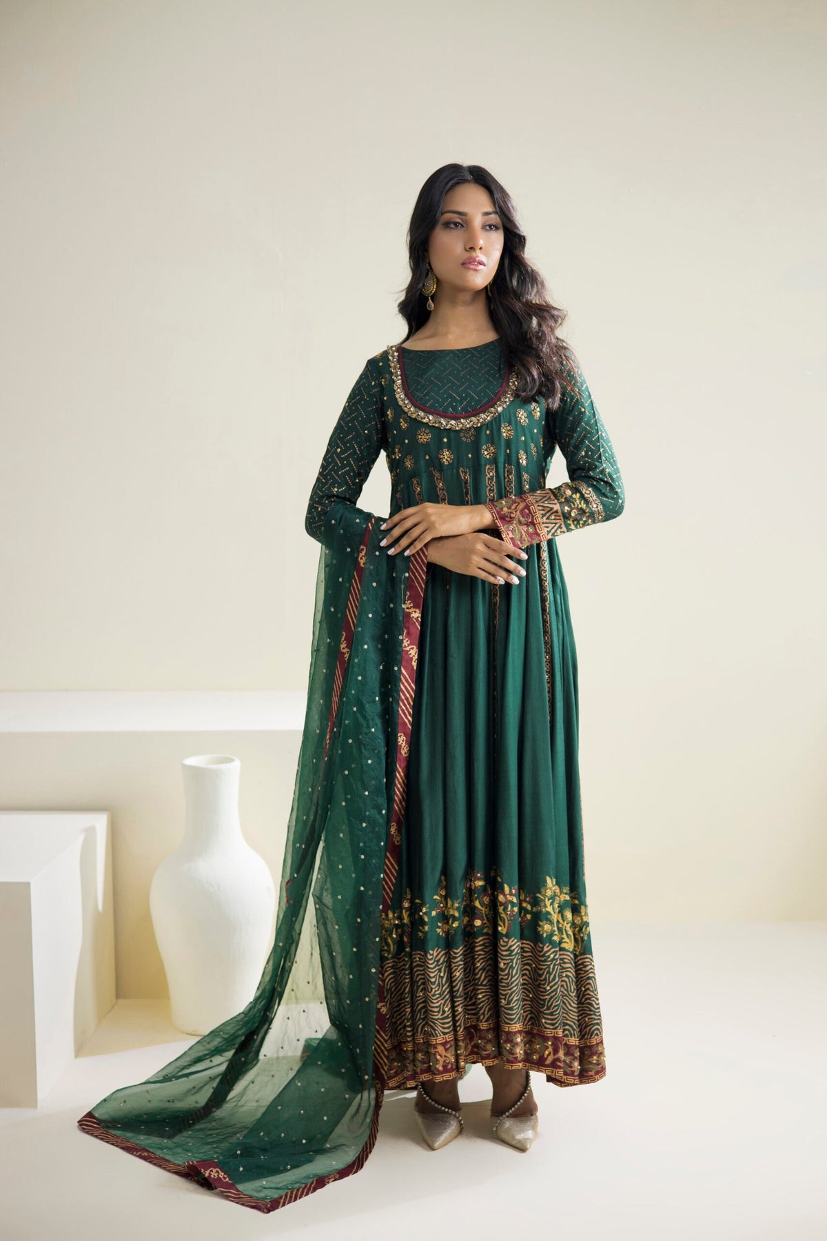 Farhat Jahan | Luxury Pret | Reyah by Farhat Jahan - Designer Dress - Type: Ladies Clothes - Available at Libayah - 100% Original