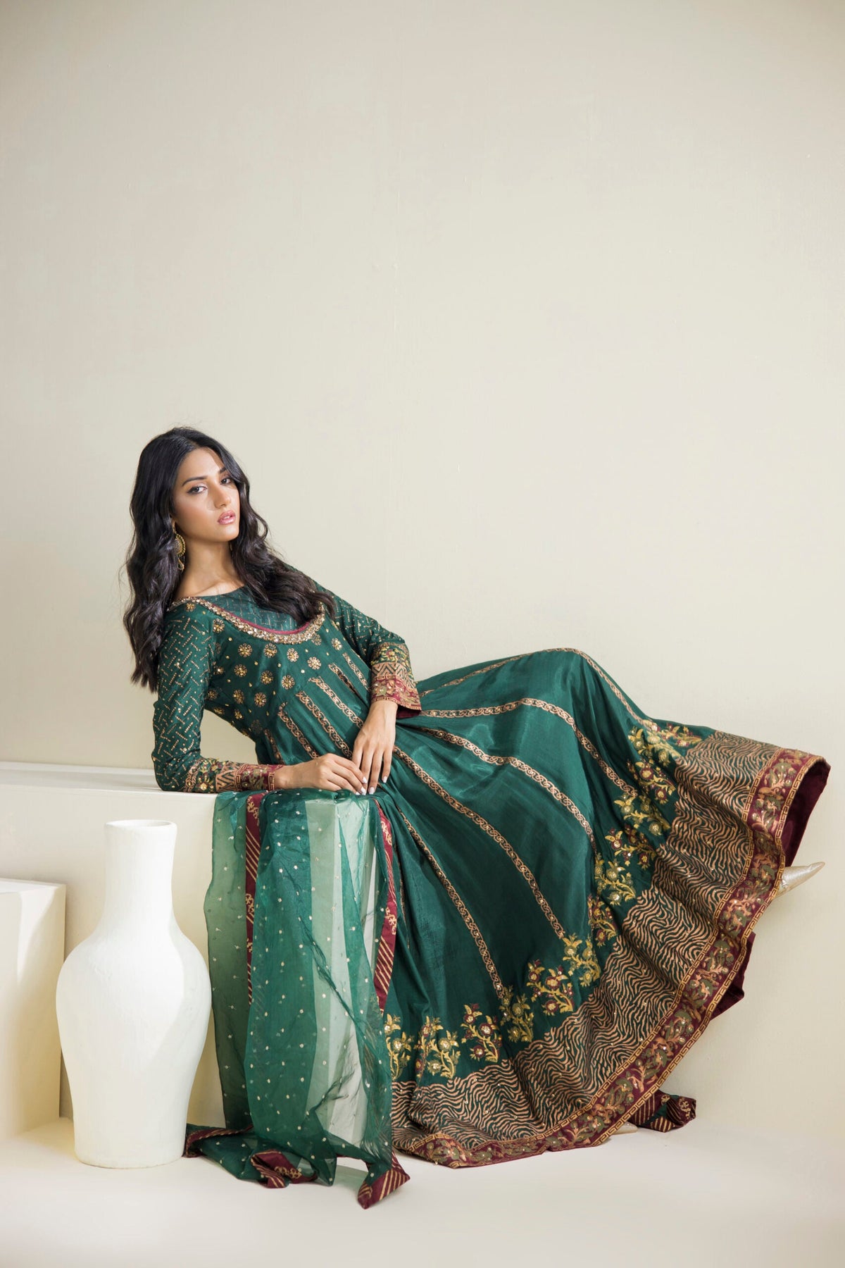 Farhat Jahan | Luxury Pret | Reyah by Farhat Jahan - Designer Dress - Type: Ladies Clothes - Available at Libayah - 100% Original