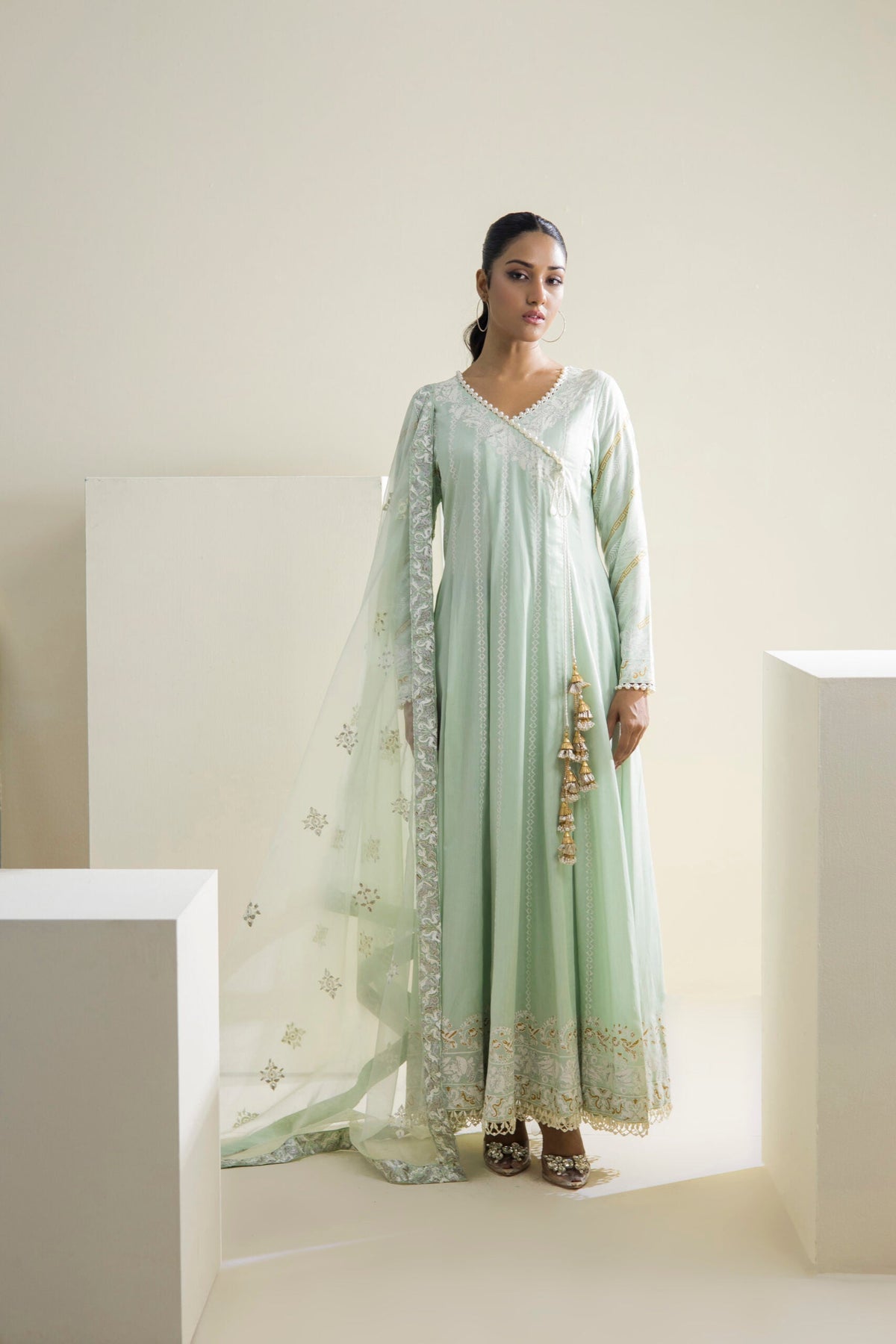 Farhat Jahan | Luxury Pret | Aabroo by Farhat Jahan - Designer Dress - Type: Ladies Clothes - Available at Libayah - 100% Original
